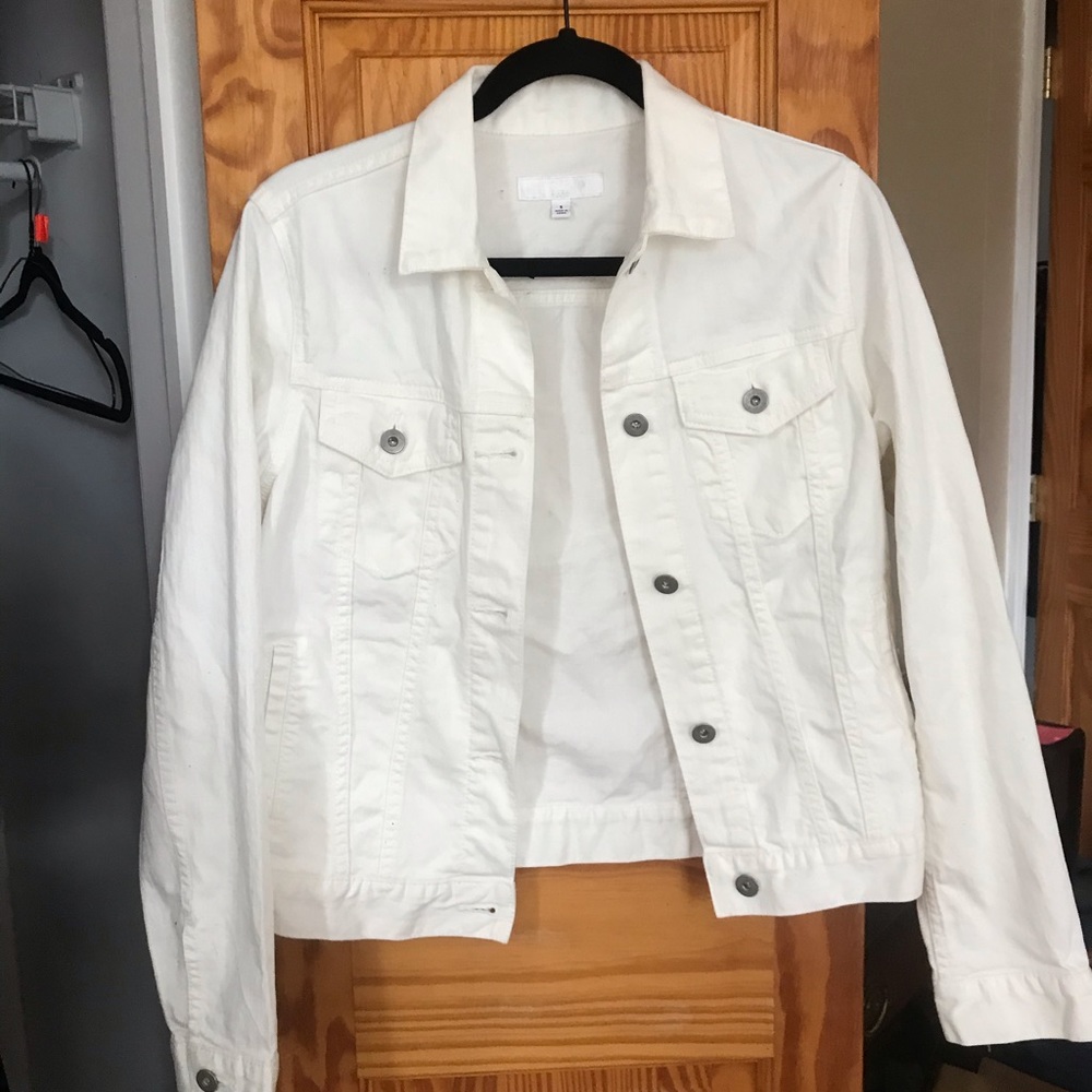 New White Denim Jacket